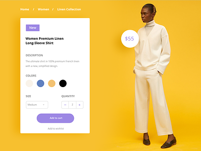 Product page daily ui daily ui 001 ecommerce product ui pack uidesign web