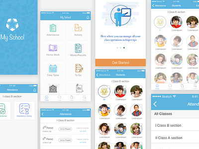 Parent Teacher ios mobile ux