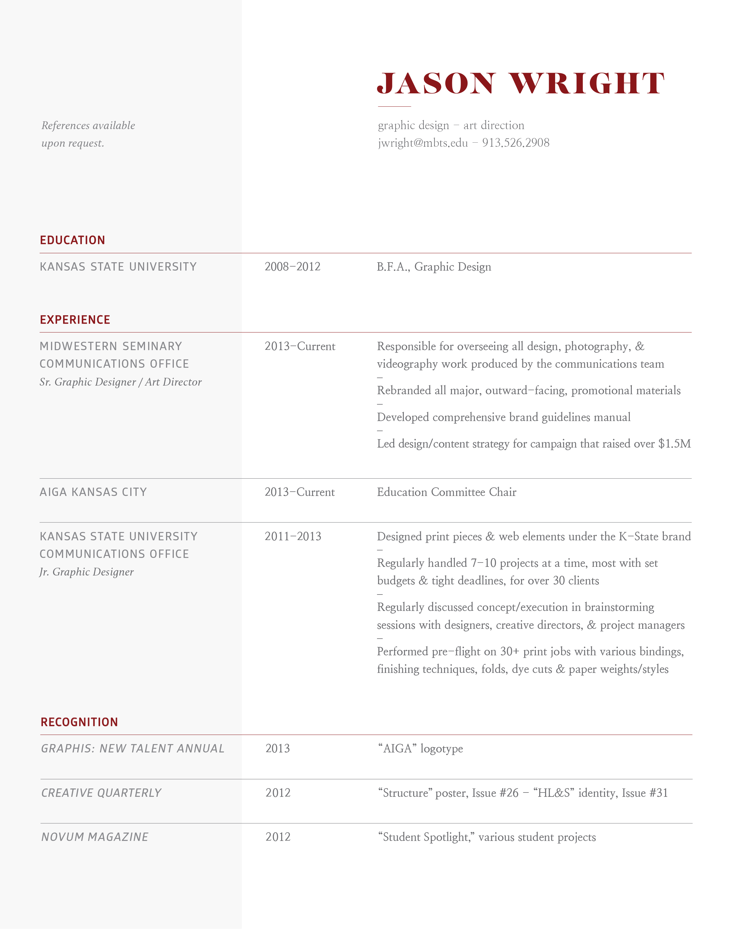 Dribbble - resume.jpg by Jason Wright