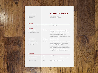 Personal Résumé branding design download free inspiration layout personal resume template typography