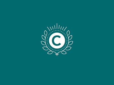 Crest Thing crest crown icon laurel leaf logo wreath