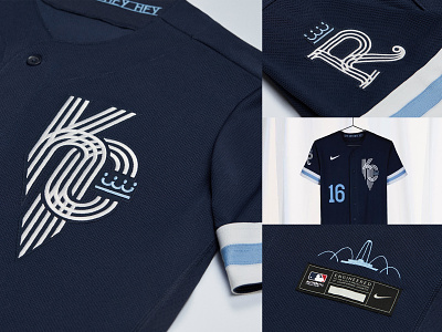 Kansas City Royals X Nike City Connect Uniform apparel baseball branding city connect design fountains illustration jersey kansas kc logo nike sports uniform