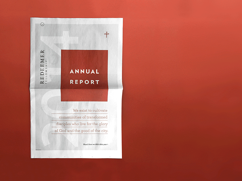 Redeemer Fellowship Annual Report (Spreads)