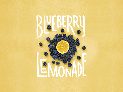 Blueberry Lemonade Lettering/Photo