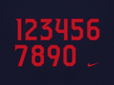 Arizona Football Uniform Number Set arizona block design football nike numbers perforation set sports typography uniform