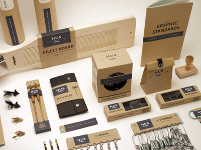 HL&S Fishing Supplier branding packaging