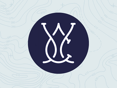 Wildcat Creek Watershed Council branding drop icon logo water