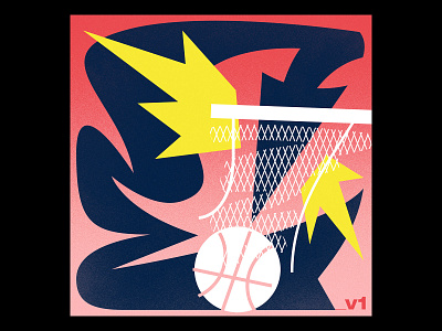 Basketball Illustration arrow basketball design goal hoops illustration shot sports