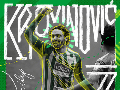 Krovinović #7 design football hand drawn handlettering illustration krovinovic procreate typography wba