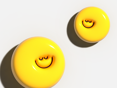Smiley Side Up 3d design face illustration illustrator render smile smiley face