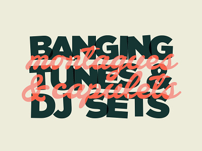 Montagues//DJ Sets arctic monkeys design graphic graphic design lyrics multiply overlay pattern type typography vector