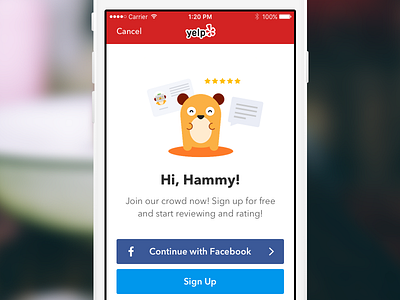 Yelp Mobile Login re-Design Experiment