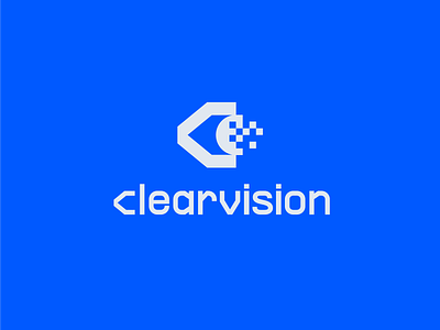 clearvision brand concept data engineering eye identity tech