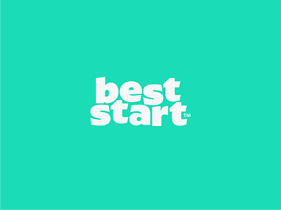 best start brand identity childcare concept education kids kindergarten logo