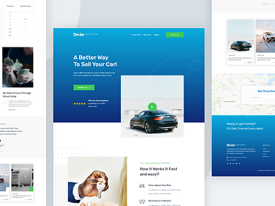 Buying and selling cars best shot buy car car selling color concept creative dribbble best shot landing page landing page design selling typography