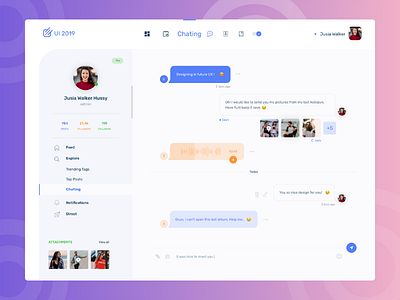 User Chatting Dashboard best shot concept creative creative design dashboard dashboard design dashboard template dashboard ui dribbble best shot new trend new trend 2019