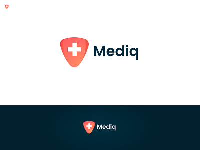 Mediq branding care doctor health identity logo medic pharmacy