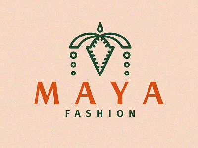 Maya fashion fashion fashion brand green logo logo design maya orange