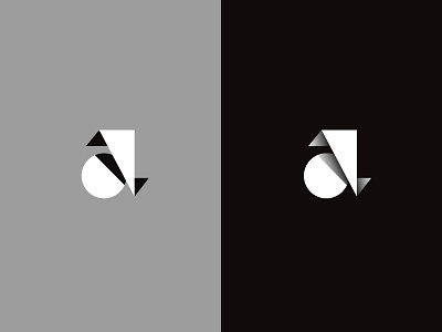 Letter A black black and white branding gradient graphic design letter letter a lettering lettermark logo logo design mark vector white