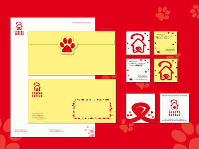 Crvena šapica/The Red Paw visual identity