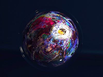 Abstract Sphere 3d abstract collor render sphere