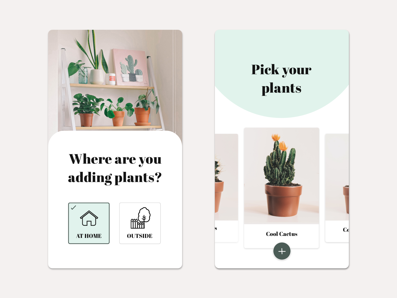 Plant app concept design