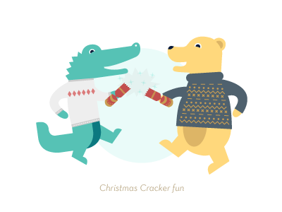 Christmas Cracker Time! allygator bear christmas christmas crackers fun jumpers magic shuttle winter