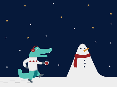 Ally & Olaf allygator christmas elsa frozen glühwein mulled wine olaf snow snowman stars winter