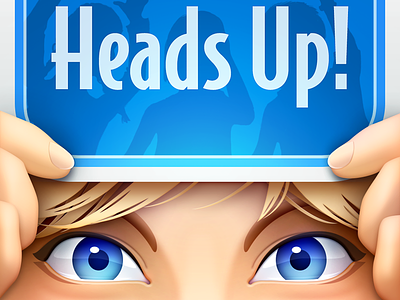 Heads Up! icon illustration ios photoshop