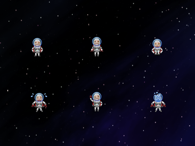 Astronut Sprites astronut character game iconfactory space sprite