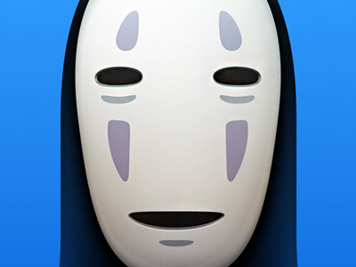 Noh Face ghibli icon iconfactory illustration