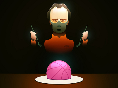 Dribbble -- The hunger is real! dribbble hannibal illustrator lecter photoshop sketchbook pro vector