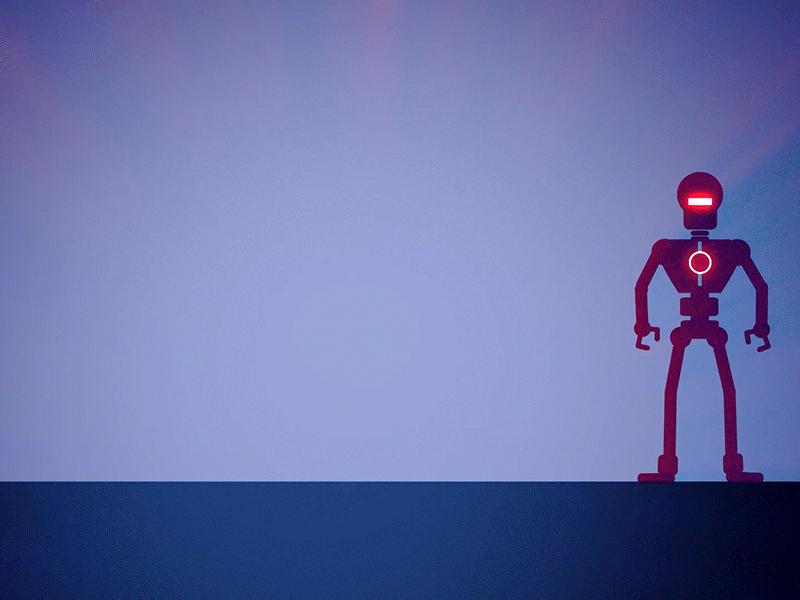Robot Acrobatics after effects animation characterdesign illustrator jump motion graphics robot rotoscoping