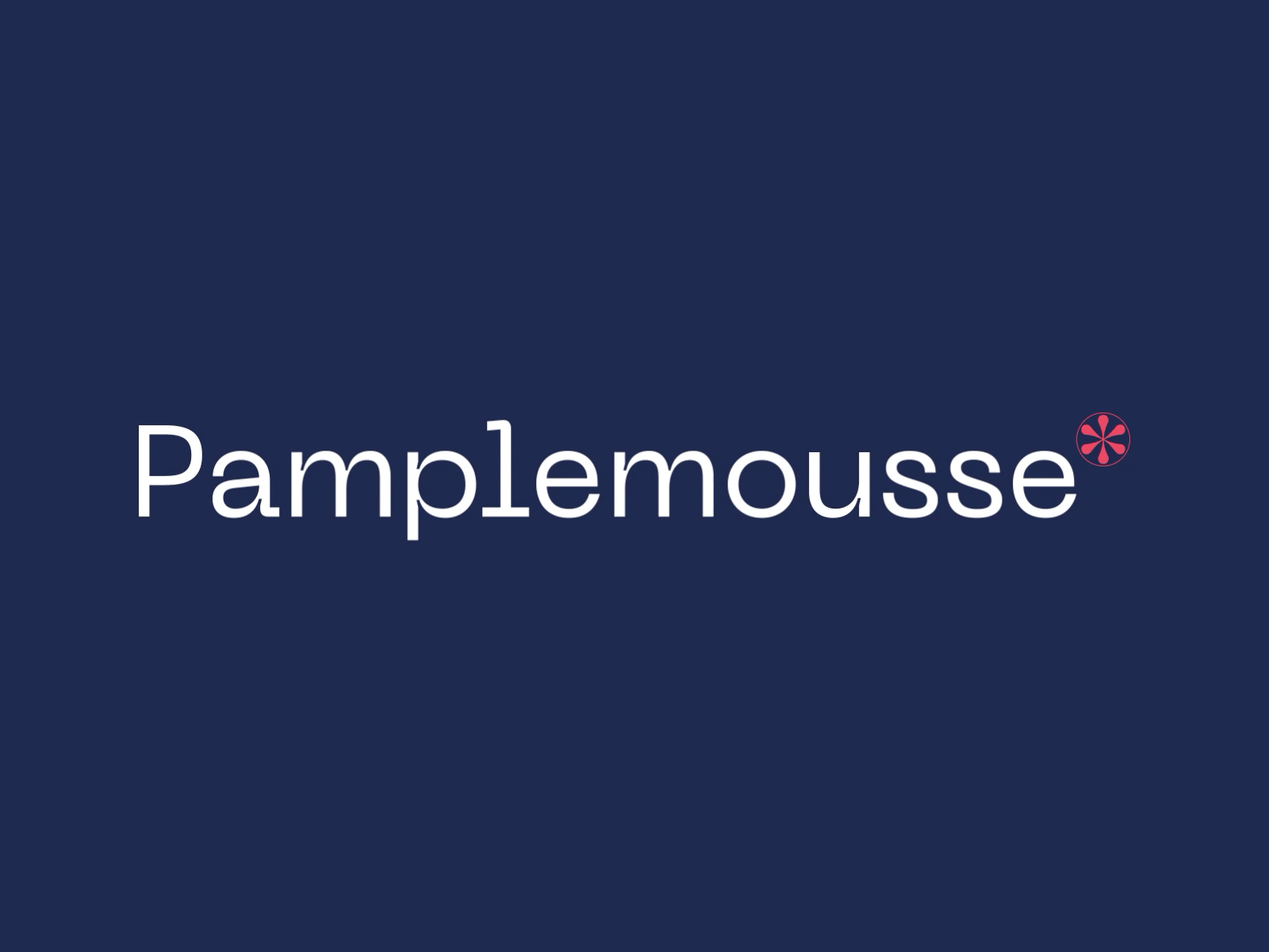 Pamplemousse logo branding design logo typography