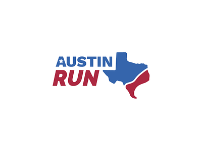 Austin Run Logo austin branding icon identity logo run typography