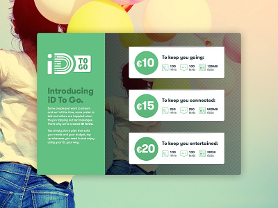 ID Landing page design