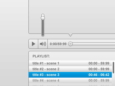 Transcript player sneak peak minimalism player