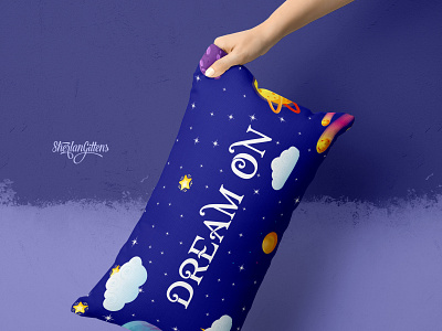 Dream On Pillow branding decor design graphic design illustration illustrator logo photoshop product design type typography vector