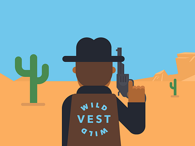 Wild Wild Vest character illustration