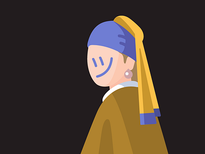 Girl With A Pearl Earring illustration