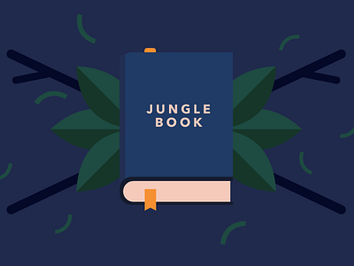 Jungle Book book character illustration super