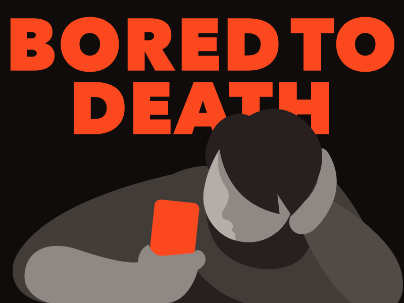 Bored To Death by John Klazki on Dribbble