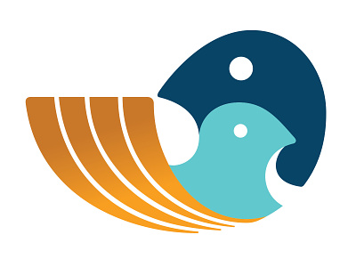 WellBeing Pediatrics Brand branding illustration logo
