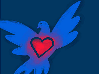 Advocacy Center of Tompkins County brand bright dove heart icons ui vibrant