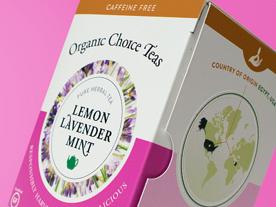 Choice Organic Tea clean natural organic packaging rebrand tea