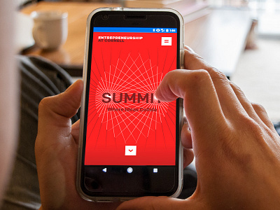 Summit 2017: Where Ideas Collide mobile first responsive ui website