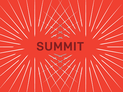 Summit - Where Ideas Collide brand collision conference dynamic event line theme type