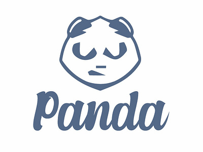 Angry Panda branding design flat icon identity illustration lettering logo minimal mobile type typography vector website