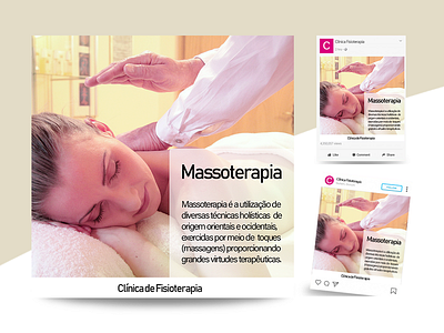 Massoterapia - Social Media banner design media redes sociales social social campaign social media