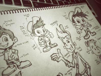 Boy Character Doodles